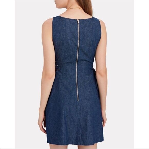 INTERMIX JEAN SIDE TIE DRESS SIZE 8 NWOT RETAIL 298.00 - Picture 2 of 8